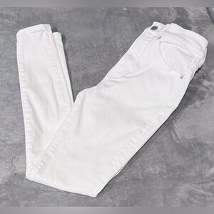 ~Express Women's High Rise White Skinny Jeans